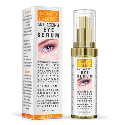 China Private Label Anti-Puffiness Reduce Fine Lines Tighten Anti-Wrinkle Remove Eye Bags Black Eye Circles Replenish Water Eye Cream for sale