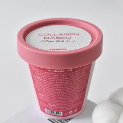 China Wholesale Private Label Body Exfoliator Scrub Custom Body Sugar Scrub 200ml Skin Collagen Renewal for sale