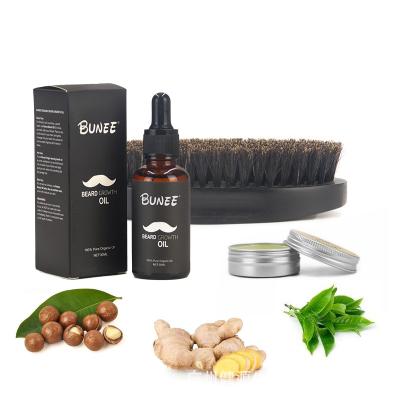 China Beard Care DEEP CLEANING Beard Grooming Growth Kit Vegan Mustache Trimming Tool for sale