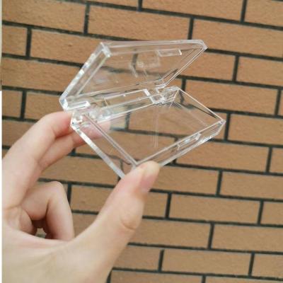 China High Quality Customized Clear Acrylic Box Fashion Accessories Nail Art Box Eye Shadow Box Packaging for sale