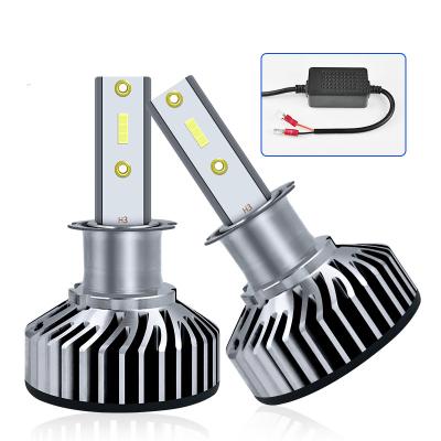 China F2 LED Lighting System Aluminum Auto Headlight 50w led headlight bulb 1860chip 9005 9006 h1 h3 h7 h11 h4 led headlight work for vehicle for sale