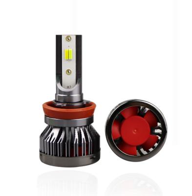 China Aluminum auto lighting system Q9 35W h11 fog lights led headlight bulbs yellow green light led car headlights vehicle offroad bulb for sale