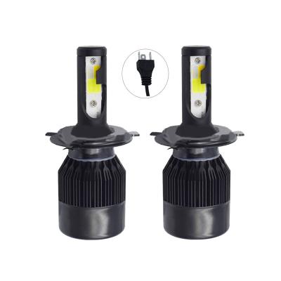 China Auto Led Headlight Factory Wholesale Auto Led Fog Light COB Chip C6 YQ H1 H3 H7 9005 9006 H11 880/H27 9012 Car H4 9004 9007 H13 Led Headlight for sale