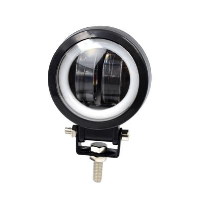 China Motorcycle Light Motorcycle Fog Lights Around 20w Wholesale Universal Aluminum Red Blue White Color 6000k 8000lm for sale