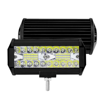 China Aluminum Car Light Accessories 120w Led Work Light 7 Inch Led Headlight 24v Spotlight Led Work Light 4x4 For Truck Excavator SUV ATV for sale