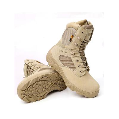 China Silp-resistance rubber army boots military men's combat army desert boots ultralight military boots for man for sale