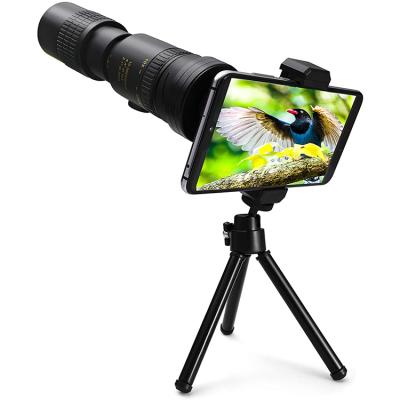 China Bird Watching Hunting HD Telescope Zoom Monocular Telescope with Smart Phone Holder for Bird Watching for sale