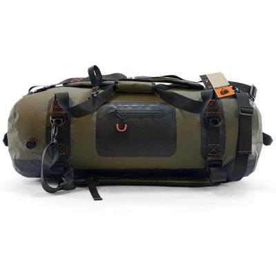 China 90L 60L Large Capacity 90L 60L Folding Duffel Bag 100% PVC Waterproof Tarpaulin Bag For Floating Camping Kayaking for sale