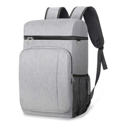 China Custom Logo Liner Waterproof Quality Cooler Gray Cooler Canvas Lunch Bag Waterproof Classic Cooler Bag for sale