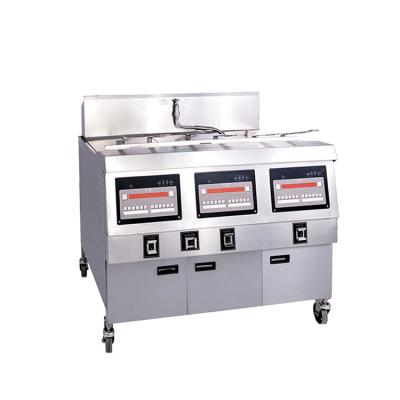 China Restaurant Cheap Ventless Open Fryer Electric Deep Fryer With 25L Timer Computer Control Panel for sale