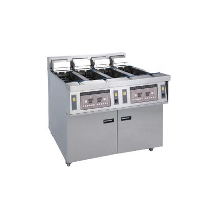 China food & Beverage Factory Commercial Free Electric Open Fryer 4-Tank Commercial Deep Fryers for sale