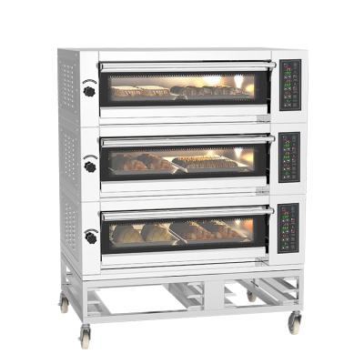 China meat processing plants electric baking oven/platform oven/commerical electric baking ovens for sale