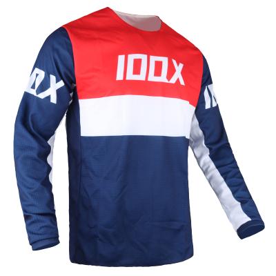 China IOQX Anti-UV Motocross Racing Jersey 180 Long Sleeve MTB BMX MX Dirt Bike Long Cycling Clothing Men Red for sale