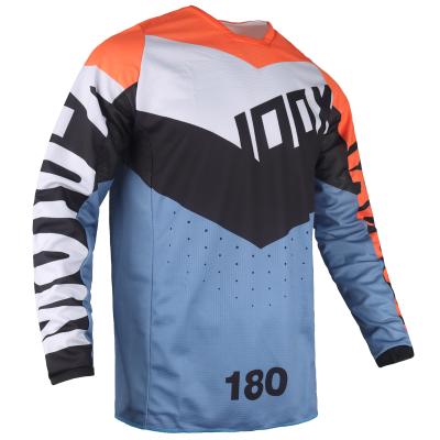 China IOQX Gray180 Trice Jersey Motocross Racing Long Sleeve Anti-UV Custom Street Riding Cycling Moto Bike MTB ATV Clothes Men for sale