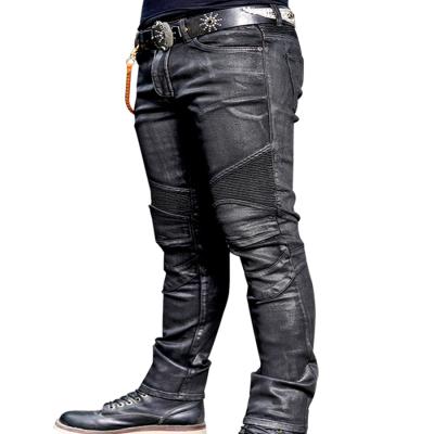 China 2021 Color Mens Motorcycle Jeans Off-Road Cycling Pants Anti-UV With Protect Gear Motorbike Pants for sale