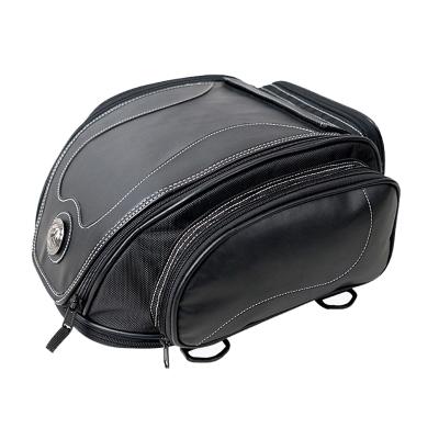 China Large Capacity / uglyBROS Vintage Full Helmet Multifunctional Motorcycle Tail Bags Rear Seat Travel Helmet Bag Motorcycle Rear Seat Tail Pack Saddle Bag for sale