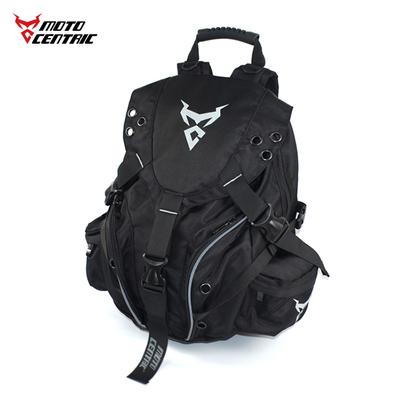 China Outdoor Sport Travel Hiking Camping 1pcs Motorcycle Helmet Bag Mesh Breathable Motorcycle Backpack for sale