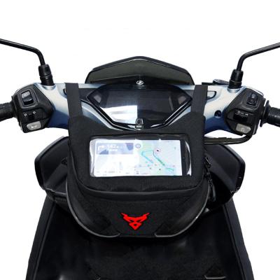 China Sports Front Touch Screen Bag Hot Sale Motorcycle Mountain Bike Touch Screen Phone Holder Front Handlebar Bag Phone Holder Bag for sale