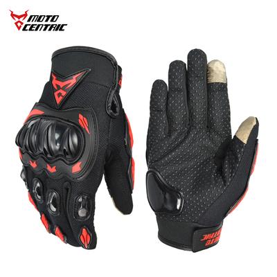 China Wholesale Men's Motorcycle Breathable Full-Finger Riding Gloves With Drop Resistance And Breathable BIKE GLOVES for sale