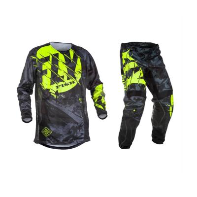 China Hot Selling Anti-UV Top Offroad Round Neck Pants Motocross Racing Suit With Wear-Resistance Protection for sale