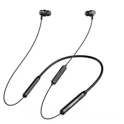 China Original Bass QE08 Bluetooth 5.0 Powerful Stereo Magnetic Neckband In Ear Noise Canceling Waterproof Sport Lenovo Wireless Earphone for sale