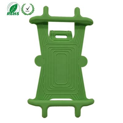 China Easy Install Original Factory Wholesale Silicone Anti-shake Fitness Macaron Bike Cell Phone Mount Recycling Holder for sale