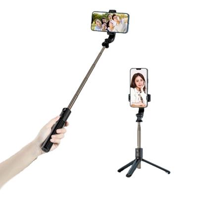 China Flash V2s TikTok Live Detachable Foldable 5 Adjustable Thumb Mount LED Dimmable Ring Light Selfie Stick Tripod for Gopro for sale