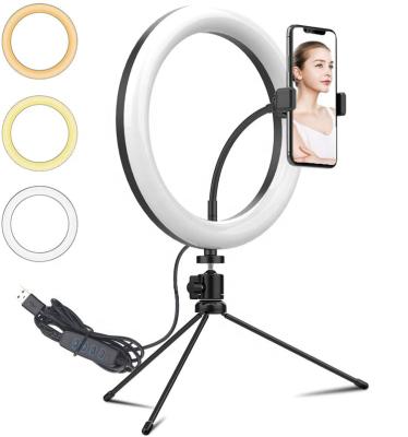 China Aipaxal PORTABLE 6 8 10 inch 3 inch Dimmable Led Camera Selfie Beauty Ring Light with Tripod Stand for sale