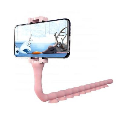 China 360 Degree Rotating New Umigi Flexible Multifunctional Cute Long Neck Lazy Worm Car Mobile Phone Holder for sale