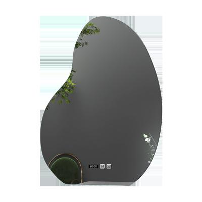 China CLASSIC Superior High Quality Special Shaped Frameless Wall Mirror Sale LED Mango Shaped Bathroom Mirrors for sale