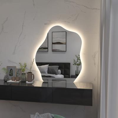 China CLASSIC Most Popular Special Shaped Wall Mirror Frameless Mirror LED Cloud Shaped Bathroom Mirrors for sale