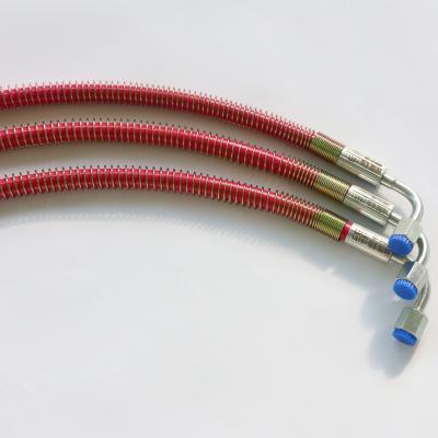 China Durable Machine Polyurethane Plastic Fiber Reinforced Braided Fiber Reinforce Hose for sale