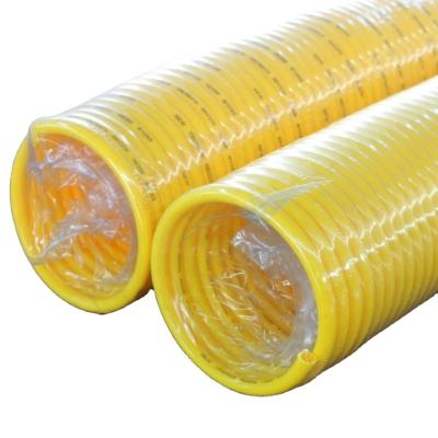 China Durable Resilient Flexible Pneumatic Spiral Air Hose or PU Tubing Coil Brake Airline Hose for sale