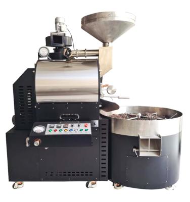 China Factory Price 15kg Coffee Bean Roaster Industrial Commercial Gas Coffee Roasting Machinery Wintop WK-15 for sale