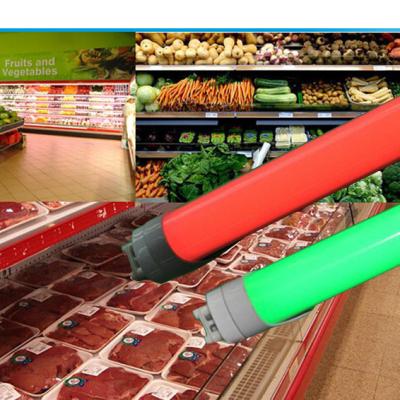 China Warehouse hot sales t8 led meat tube, t8 led pink tube light for sale