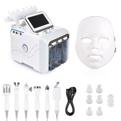 China Exfoliators Hydradermabrasion 6 in 1 Multi Function Beauty Machine Facial Skin Care Equipment Hydraulic Dermabrasion Machine for sale