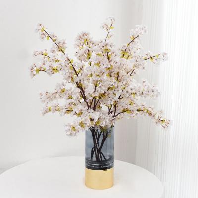 China Wedding high-grade simulation simulation high-grade encryption home wedding flower decoration home hotel window trees dried flowers for sale