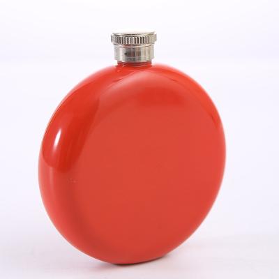 China New 8oz Cute Creative Portable Beer 304 Stainless Steel Jug Rounded High End Liquor Wine Whiskey Jug for sale