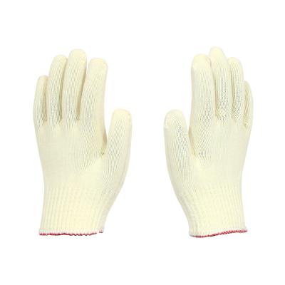 China High Quality Durable Mechanical Work Gloves Cotton Polyester White Gloves For Sale for sale