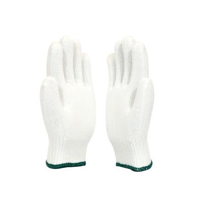 China Safety Product Work Gloves Durable Wholesale White Cotton Knitted Gloves for sale