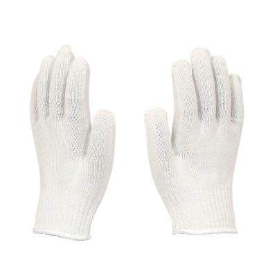 China Slip-Resistance Wholesale Knitted Polyester Gloves Blind Cotton Work Safety Gloves For Construction for sale