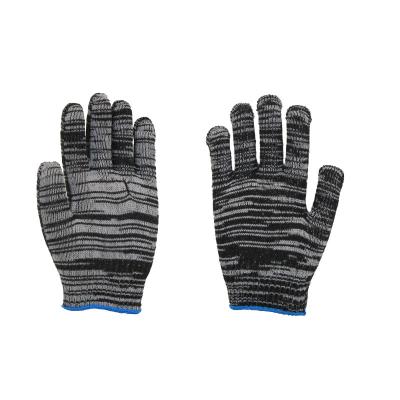 China Comfortable Black Cotton Farmhouse Oil Resistant Yarn Resistant Gloves Non-slip Work Safety Working Gloves for sale