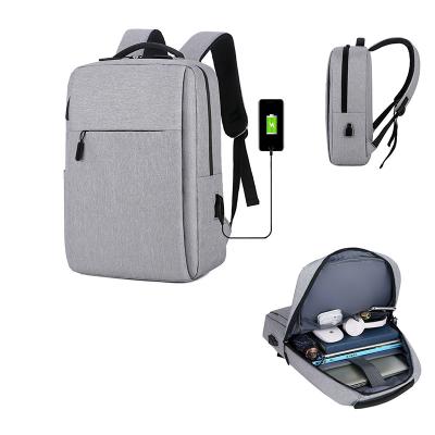 China With USB style multifunctional simple travel Oxford leisure computer laptop backpack waterproof bag with USB for sale