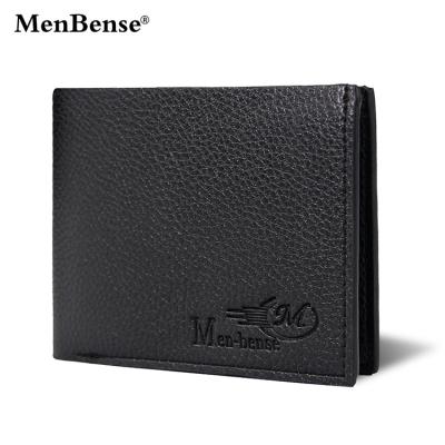 China MenBense Custom Vintage Strong Money Clip Classic Leather Wallet For Men for sale