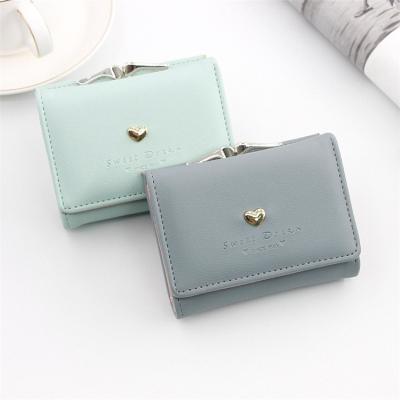 China Strong Fashionable Money Clip Ladies Coin Purse Cute Cartoon Wallet For Women for sale