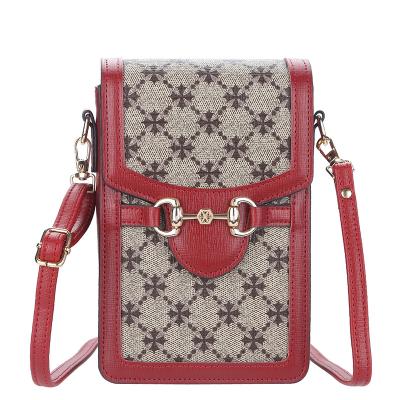 China BOISEEN Fashion High Capacity Purse For Women Small Cross - Body Phone Leather Belt Bag Phone Wallet for sale