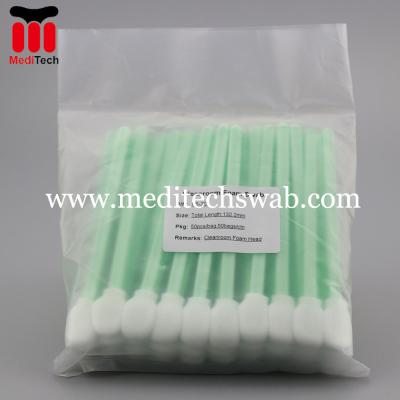 China Large Circular  Cleanroom polyurethane foam swabs  FS708 for sale