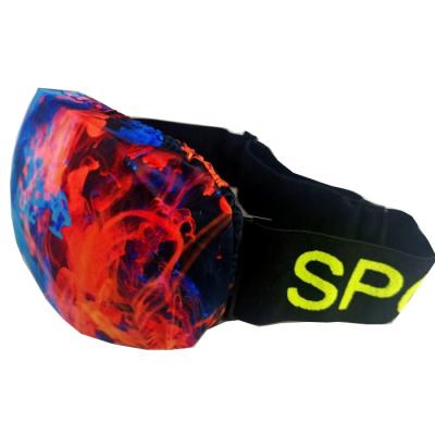 China Fabric Recycle Polyester Goggle Cover For Snowboarding Custom Printed Ski Personalization Ski Goggle Cover for sale