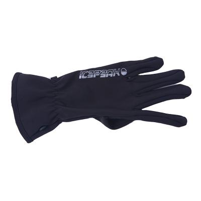 China Polyester Cycling Five Finger Thermal Outdoor Running Winter Glove With Screen Printed Logo for sale