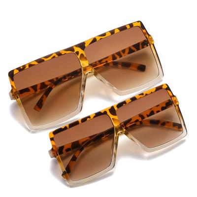 China Fashion Sunglasses Shape Fashionable Oversized Big Square Sunglasses Retro Lens Parent-child Sunglasses uv400 for sale